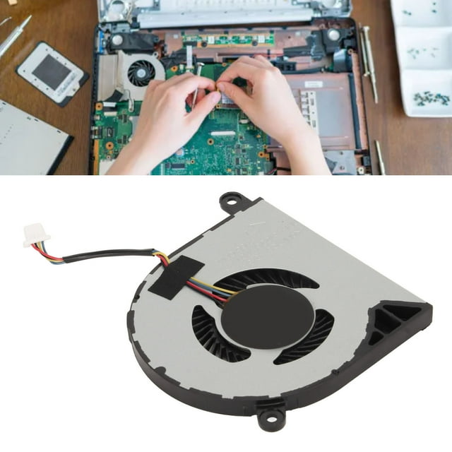 Refroidisseur de CPU pour Inspiron, Ventilateur de Refroidissement de Remplacement d'Ordinateur Portable Ventilateur de Refroidissement de CPU Ventilateur de Refroidissement de CPU Fonctionnalité Polyvalente