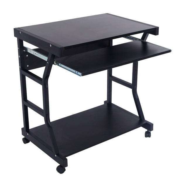 Winado Mobile Compact Computer Desk for Small Spaces, Work Workstation