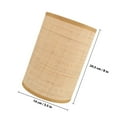 thumbnail image 2 of SOPOTUTU 1Pack Metal and Rattan Lampshade for Floor Lamps Rustic Style Living Room 20.50X14.00X14.00CM, 2 of 8
