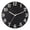 Black, variant on simhoa 12" Glowing Wall Clock Hanging Light In The Dark With Glow Function Analog Clock Black