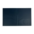 thumbnail image 5 of JAM Heavy Duty Plastic 2 Pocket School Folders, Navy Blue, 6/Pack, 5 of 7