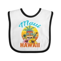Inktastic Maui Hawaii Vacation Tiki Boys or Girls Baby Bib