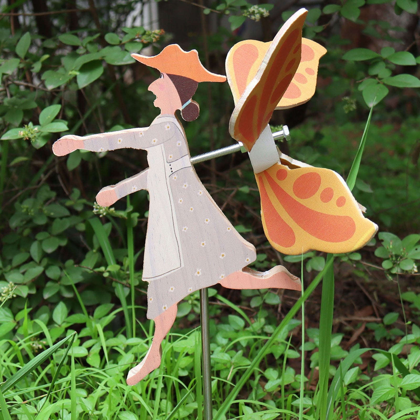 STEADY Whirligig-Asuka Series Windmill Whirly Rotating Rose Garden Lawn  Decoration - Walmart.com