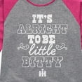 thumbnail image 3 of International Harvester - It's Alright To Be Little Bitty - Toddler Girls Raglan Graphic T-Shirt, 3 of 5