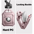 thumbnail image 6 of Dexnor Cases for AirTag, Full-body Shockproof Case Anti-lost Protective Cover Airtag Holder Keychain with Key Ring & Carabiner,Pink, 6 of 8