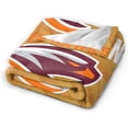 thumbnail image 2 of Susquehanna University Logo Fleece Blanket, Very Soft Microfiber Flannel Blanket for Couch Warm and Cozy for All Seasons, 2 of 6