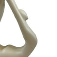thumbnail image 4 of Yoga White Sculpture - Bronze Base, 4 of 7