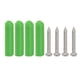 thumbnail image 3 of 4 Pack 8 LED Solar Garden Lights for Sidewalk, Yard, Lawn, Patio, Driveway, Backyard. Warm Light., 3 of 4