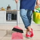 thumbnail image 1 of Juego de escobas y recogedores para el hogar | Cerdas blandas de plástico PET y acero inoxidable | Mango cómodo | Limpieza eficiente de suelos | Duradero | Kit de 2 piezas para superficies de hogar, 1 of 8