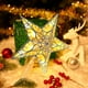 thumbnail image 5 of Decoración para árbol de Navidad Nuanchu Silver Glitter con 20 luces LED, 5 of 7
