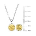 thumbnail image 2 of Everly Women's Citrine Sterling Silver Earrings, 2 of 6