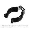 thumbnail image 4 of Uxcell T8 U Clips Holder Bracket for LED Light Bulb Mounting Bracket Fluorescent Tube Holder Clamps Black 20 Pack, 4 of 5