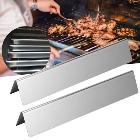 Noref Grill Heat Shield,2Pcs Stainless Steel Gas Grill Heat Shield ...