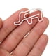 thumbnail image 5 of Clips de Papel de 100 Uds Clips con Forma de Elefante Clips de Notas de Animales Bonitos Marcadores Antideslizantes Suministros de Oficina para Nota de Imagen ANGGREK  Otros, 5 of 8