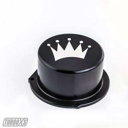 Wrx Turbo Back - Turbo XS 15-16 Subaru WRX Billet Aluminum Vacuum Pump Cover - Black