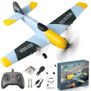 Kid Odyssey RC Plane Ready to Fly for Beginners, 2.4Ghz 3-CH Remote Control Glider Airplane RTF for Kids Boys and Adults, Portable & Easy to Fly Outdoor Toy with Gyro Stabilization System (BF-109)