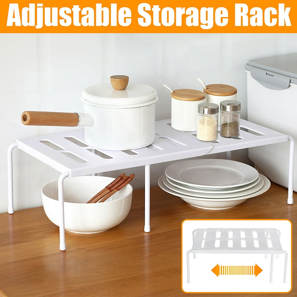 Adjustable Under Sink Kitchen Storage Shelf Removable Tidy