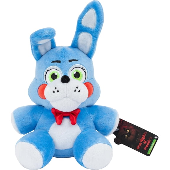 Jazwares Five Nights at Freddy’s Toy Bonnie Plush - 8-Inch Stuffie with Soft Material and Glow-in-The-Dark Eyes