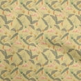 thumbnail image 1 of oneOone Velvet Yellow Fabric Tropical Sewing Craft Projects Fabric Prints By Yard 58 Inch Wide, 1 of 4