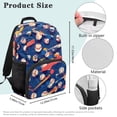 thumbnail image 7 of Aplkyhs Backpack for Girls Boys for Students 6-18 Large Capacity Ergonomic Comfort School Backpack for Elementary Middle High School Daily Use Travel Baseball Print, 7 of 7