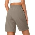 thumbnail image 4 of Rosvigor Womens Hiking Cargo Shorts Quick Dry Athletic Shorts for Women Golf Casual Summer Shorts with Pockets, 4 of 8