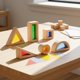 thumbnail image 1 of predolo 6 Piezas Bloques de Madera con Acrílico Educativo Bloques de Construcción Translúcidos Sensorial para Niños Pequeños, Preescolar, Guardería, 1 of 9