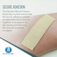 thumbnail image 4 of Dynarex Wound Closure Strips - Sterile, for Small Cuts & Skin with Sutures, Stitches, & Staples, White, 1/4” x 3” - 1 Case of 200 Wound Closure Strips, 4 of 7
