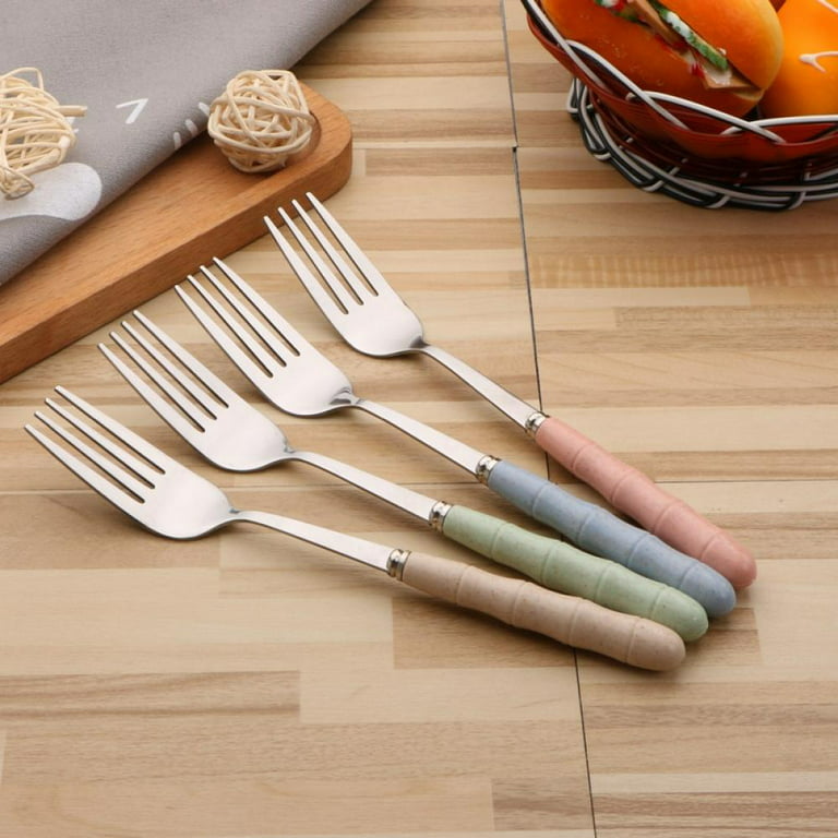 4 Sets Travel Utensils with Case, Cutlery Set Chopsticks Fork Spoon Knife  with Case, Reusable Plastic Utensils Sets for Lunch Box  Accessories,Portable