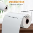 thumbnail image 4 of 2 1/4'' x 50' Thermal Paper Rolls Receipt Paper (150 Rolls), 4 of 4