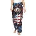 thumbnail image 2 of Lsque Patriotic Boxing Bear Art Print Women's Pajama Pants, Lounge Pant - Comfortable Home Wear,Elastic Waistband, Stylish Design-X-Large, 2 of 9