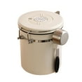thumbnail image 2 of Aodebiao Bocal de Rangement pour Café Scellé sous Vide, Contenant Hermétique en Acier Inoxydable avec Valve Unidirectionnelle pour Grains de Café, Poudre, Thé, Aliments Secs, Bocal Organisateur pour Garde-Manger de Cuisine, 2 of 5