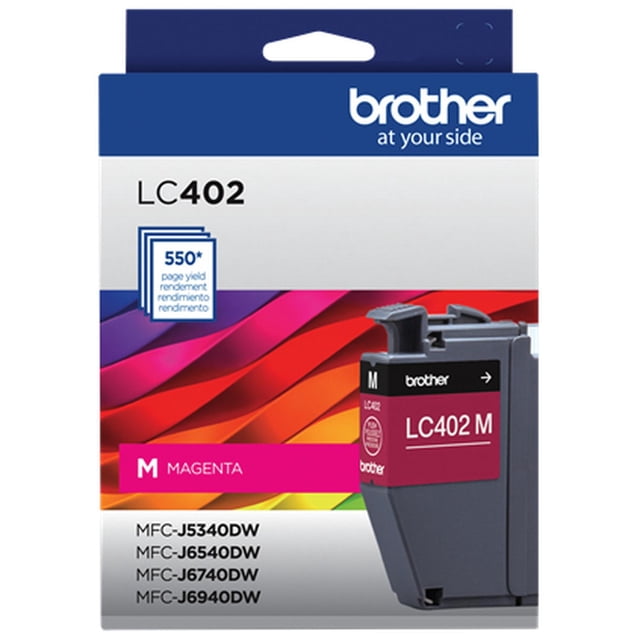 Cartucho de Tinta Magenta Brother LC402M Rendimiento Estándar Color Magenta
