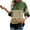Green, variant on Women’s Color Block Patchwork Sweaters Fitted Long Sleeve Crew Neck Casual Knitted Pullovers Jumper Tops
