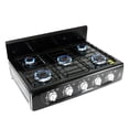 thumbnail image 3 of Parrilla Supra de 5 quemadores de sobreponer color negro, 3 of 7