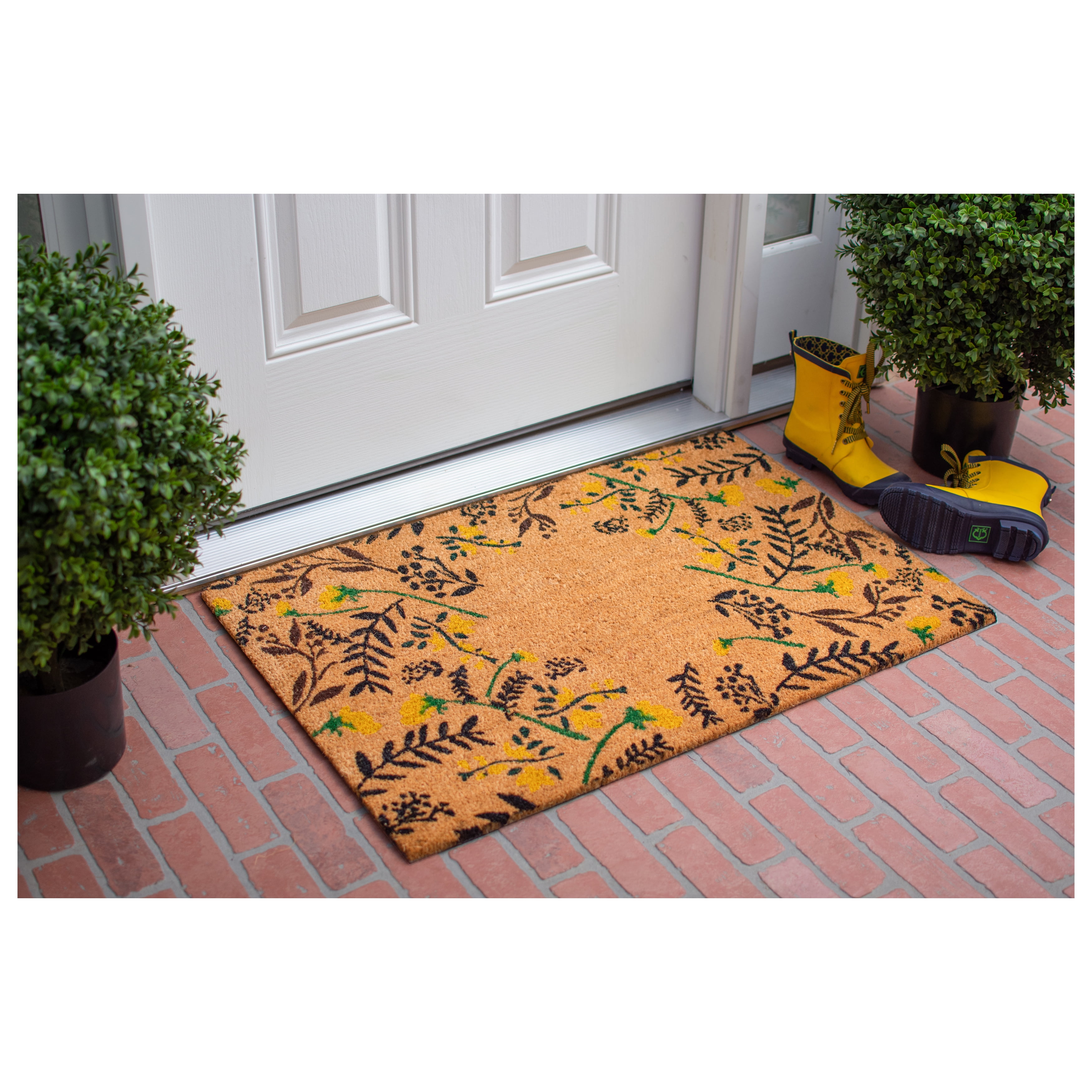 Lily Bliss Monogram Doormat, 24" x 36" (Letter NP)