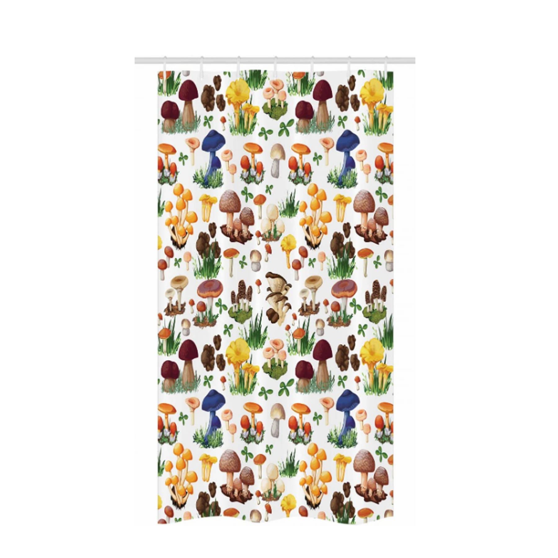Mushroom Stall Shower Curtain