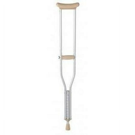Carex Health Brands A975C0 Push Button Aluminum Crutches Tall