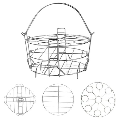 

PERZOE Steaming Tray Cooking Handle Design Great 3 Layers Convenient Cleaning Egg Steamer