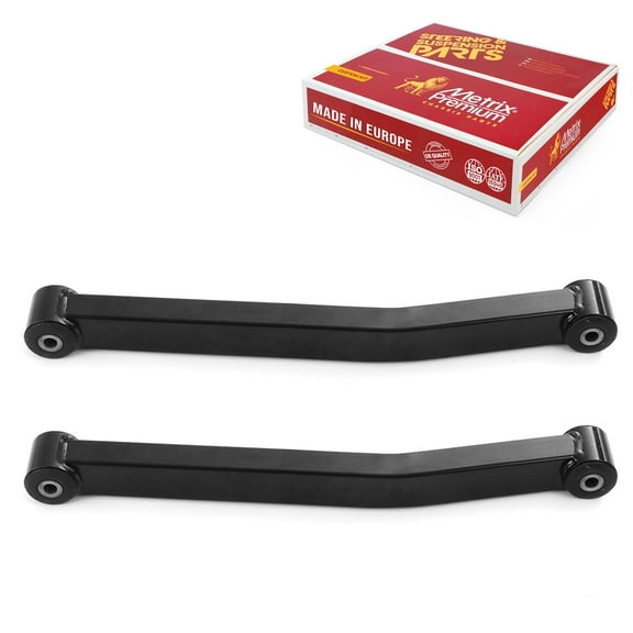 Metrix Premium Chassis Parts - 2 PC Front Lower Control Arm Kit Fits 2018 Jeep Wrangler JK,2007-2017 Jeep Wrangler,Replacement RK621823,Made in Europe