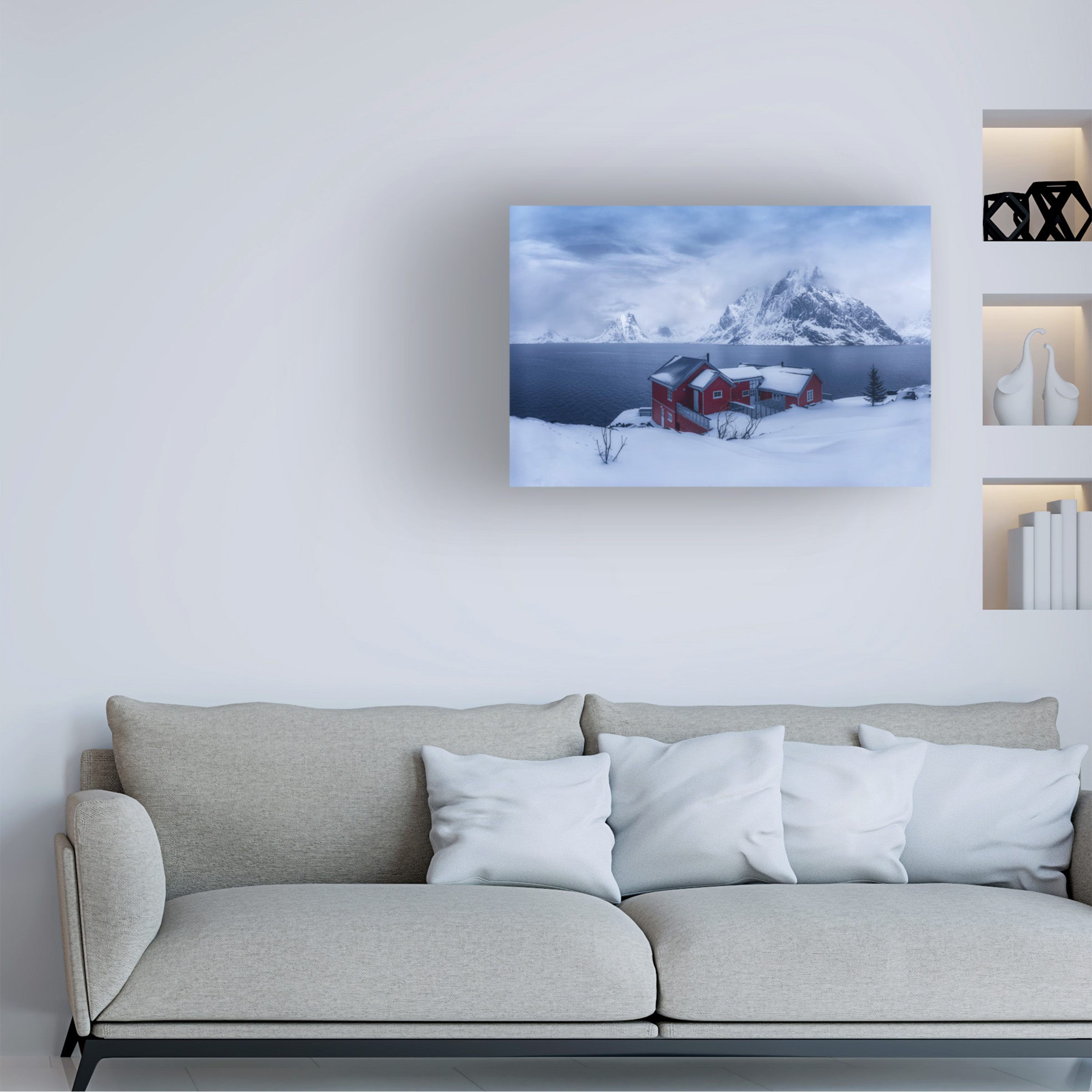 Mei Xu 'Winter Fairyland' Canvas Art