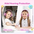 thumbnail image 2 of Auriculares EarFun K3 Kids Over Ear con micrófono de 85/94 dB, volumen, color rosa, 2 of 7