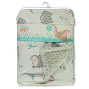 Disney Dumbo Baby Unisex Sherpa Baby Blanket - white/multi, one size