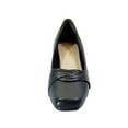 thumbnail image 5 of PEERAGE Angela Women's Wide Width Leather Dress Pumps, 5 of 10