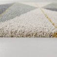 thumbnail image 3 of Balta  Levine Modern Geometric Shag Area Rug Navy 5'3" x 7' 5' x 8' Indoor, Shag Navy, Sage, Grey Rectangle, 3 of 5