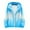 Blue, variant on Wyobmus Men's Upf 50+ Light Jacket Full Zip Sun Protection Hoodies Long Sleeve Sun Shirts Gradient Color Hiking Fishing Zip Pockets Blue