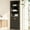Black, variant on 6-Tier Corner Storage Cabinet with Doors, Space Saver Shelf for Bathroom, Bathroom Floor Cabinet for Living Room Kitchen