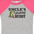 thumbnail image 4 of Inktastic Uncle's Fishing Buddy Boys Baby Bodysuit, 4 of 5