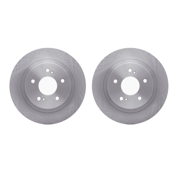 Dynamic Friction Company Rear Brake Rotors 6002-67018