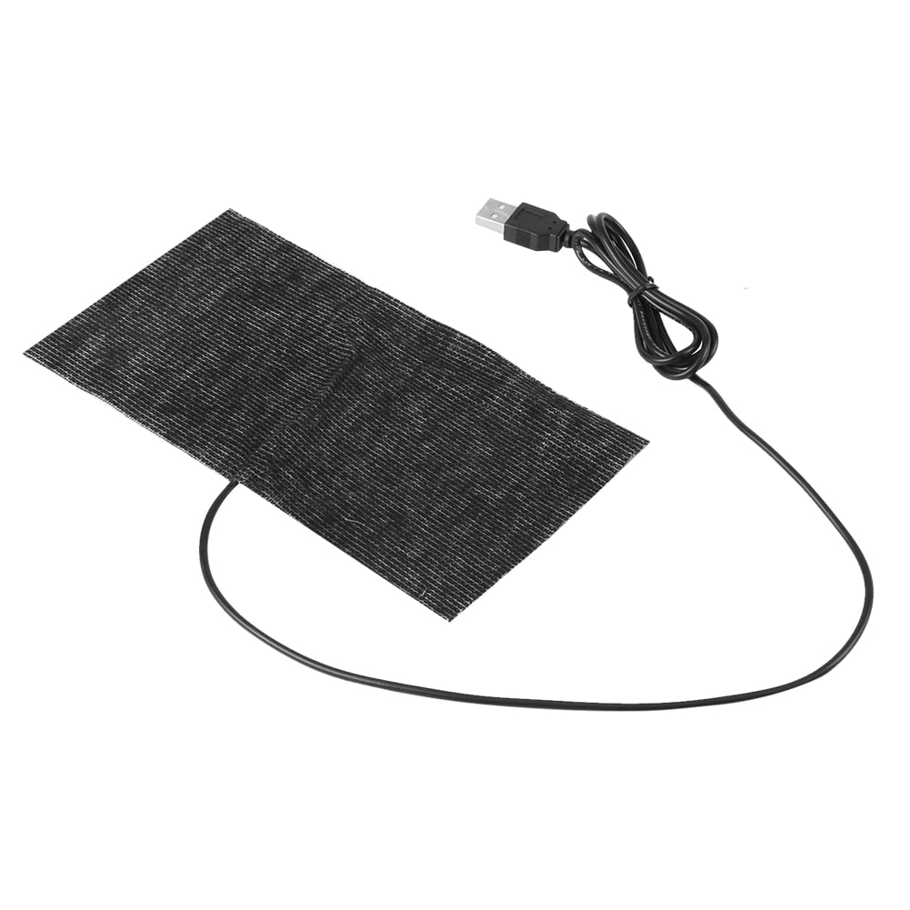 VAlinks USB Heating Pad 5V 2A Electric Cloth Heater Washable Foldable Heated Pad Portable Comfortable Electric Heating Cushion Seat for Office Car Pet
