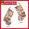 thumbnail image 2 of Picia Colorful Seashells for 18in Christmas Stockings, Xmas Stocking for Kids, Holiday and Family Stocking for Fireplace or Party Decoration, 2 of 7